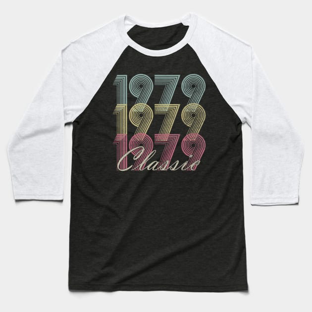 41th Birthday Gift Vintage 1979 41 Years Old Classic Baseball T-Shirt by bummersempre66